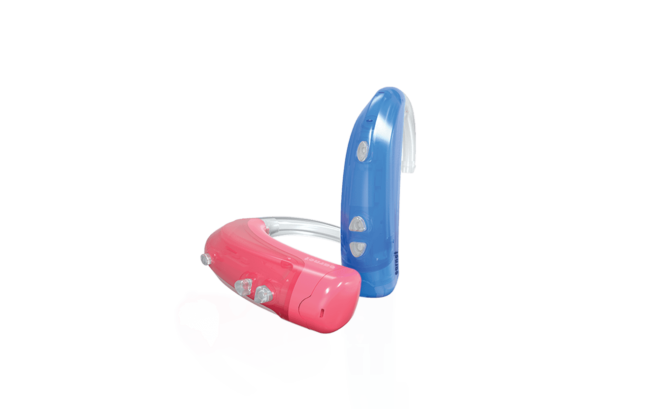Bebek ve çocuklara özel ergonomik Earnet pediatrik işitme cihazları